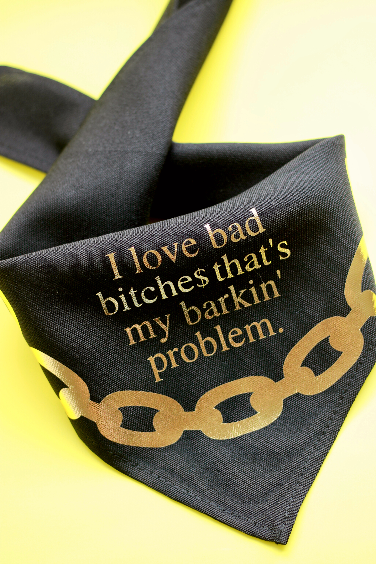 I Love Bad B*itches Dog Bandana