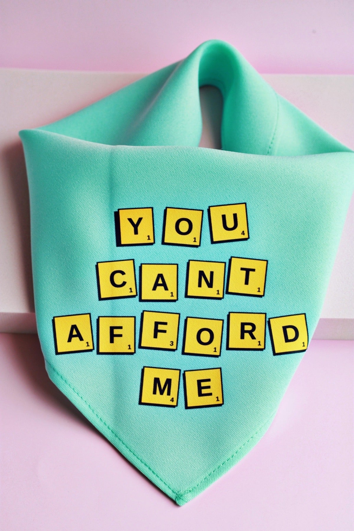 You Cant Afford Me Dog Bandana