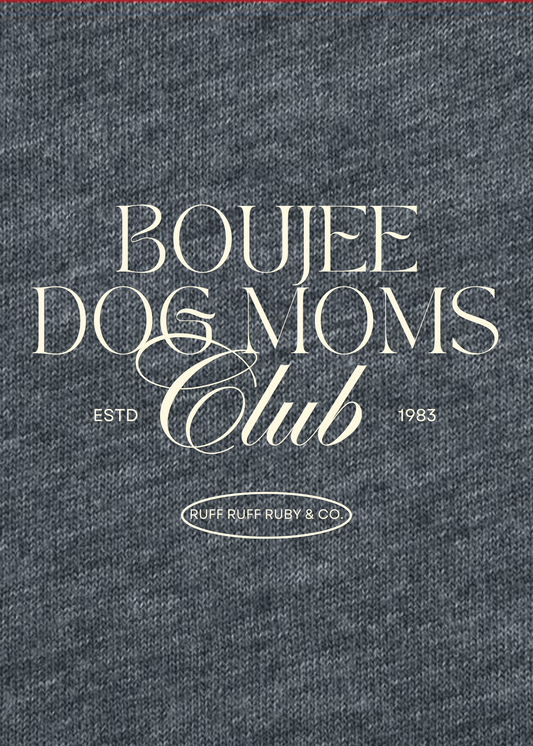 Boujee Dog Moms Club Crop Top