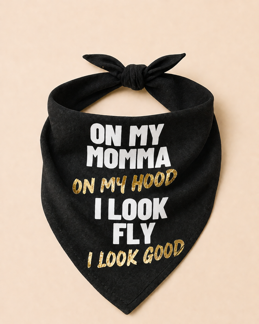 On My Momma Dog Bandana