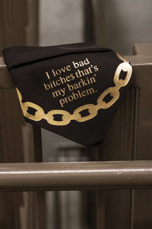 I Love Bad B*itches Dog Bandana