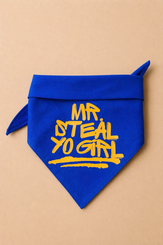 Mr. Steal Yo Girl Dog Bandana