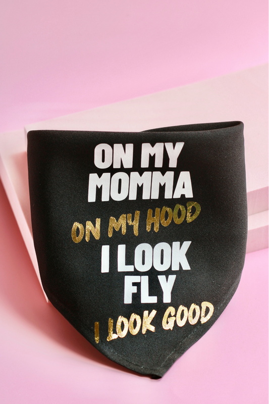 On My Momma Dog Bandana